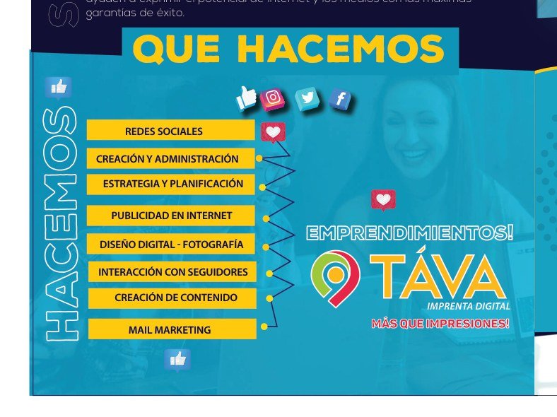 Servicios de marketing e imprenta
