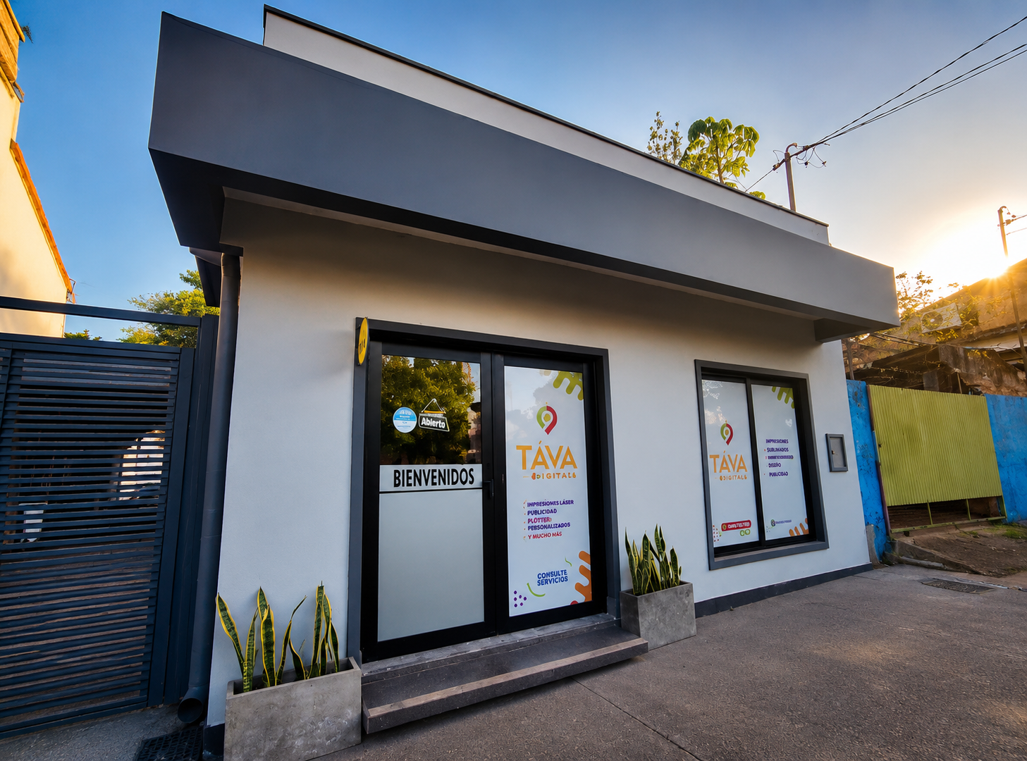 Fachada del local de TAVA Digital en Encarnación